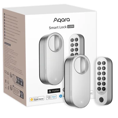 Cerradura Inteligente Aqara U200 Plata Con Huella Digital Y Teclado - Venta Internacional.
