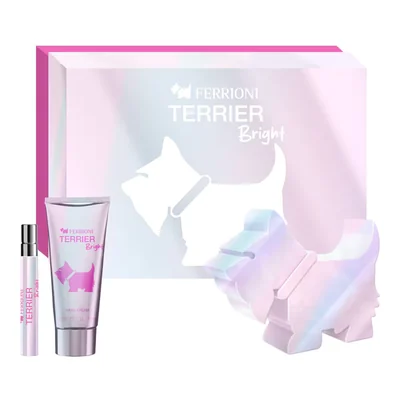 Estuche Fragancia Ferrioni Terrier Bright 3 Piezas 90 ml para Dama