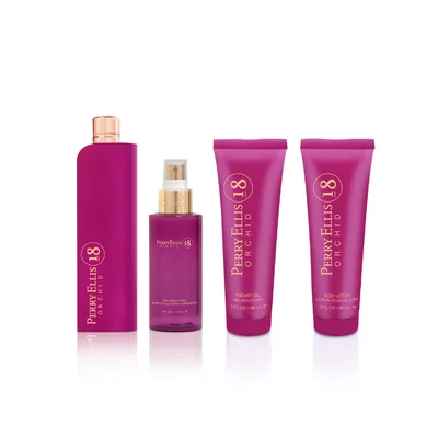 Estuche Fragancia Perry Ellis 18 Orchid para Dama
