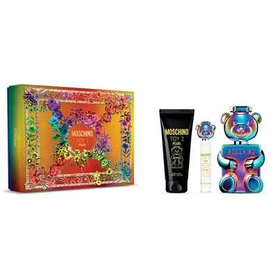 Estuche Fragancia Moschino Toy 2 Pearl Eau De Parfum 100 Ml + Body Lotion 100 Ml + Perfumero 10 Ml Unisex
