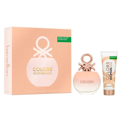 Fragancia Benetton Colors Rose Set para Mujer