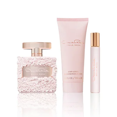 Fragancia Oscar de la Renta 3pc B Rosa Edp 1 para Mujer
