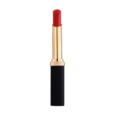 Labial Color Riche Intense Volume Matte, Lipstick Mate con Ácido Hialurónico Volumen Intenso Tono 346 LE ROUGE DETERMINATION