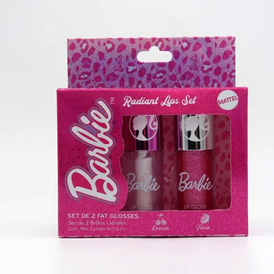 Set de 2 Lip Glosses Barbie Fat Gloss Duo Pack Azus