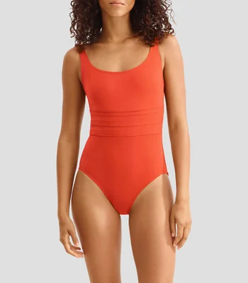 Traje de Baño con líneas Mujer