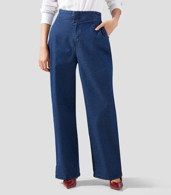 Jeans amplio Mujer