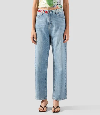 Jeans recto Mujer