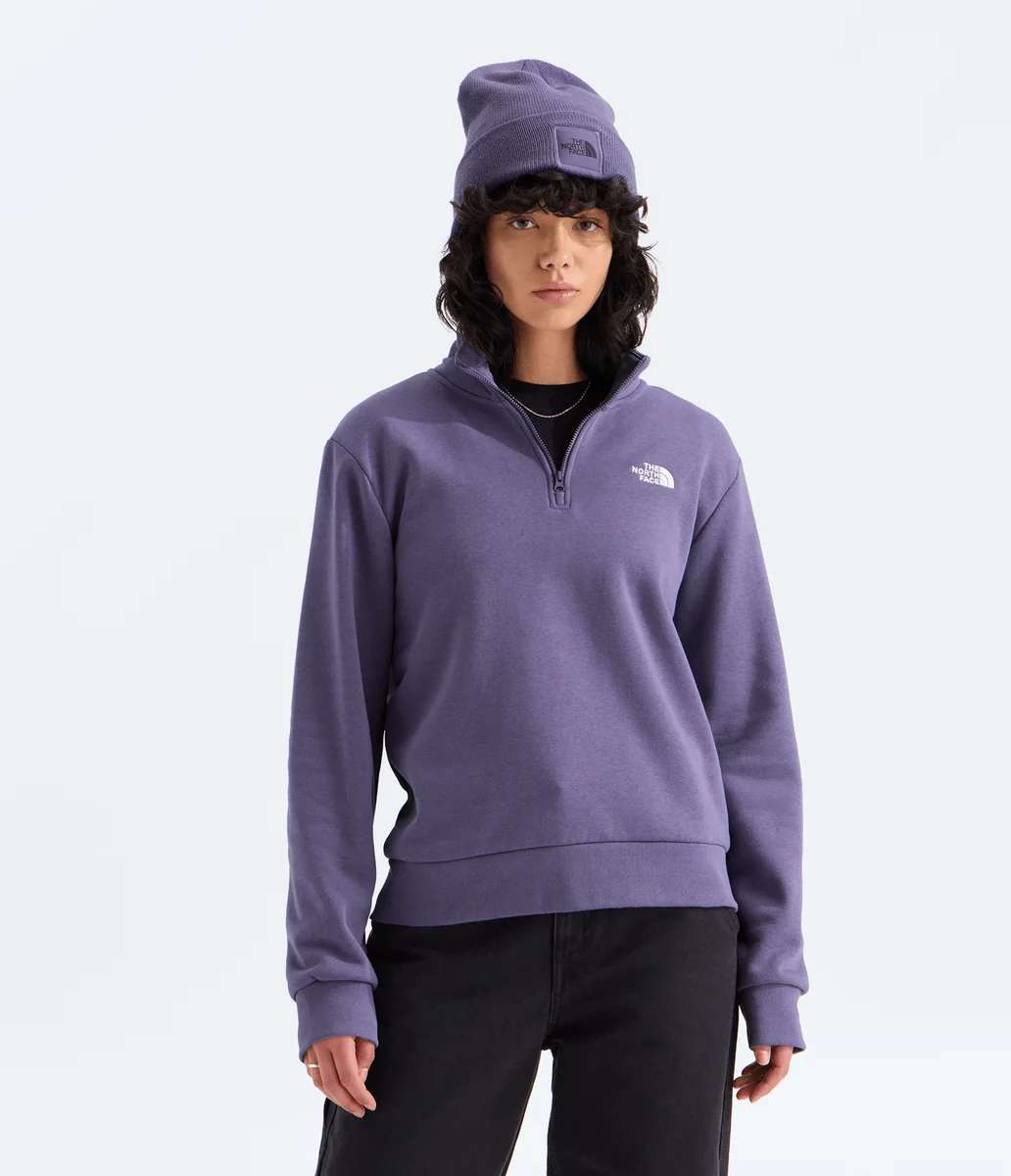 Sudadera W Evolution Simple Dome Regular 1/4 Zip Mujer