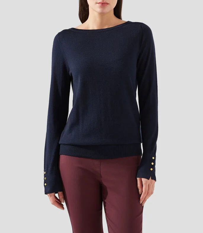 Suéter cuello redondo Mujer