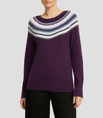 Suéter cuello redondo Mujer