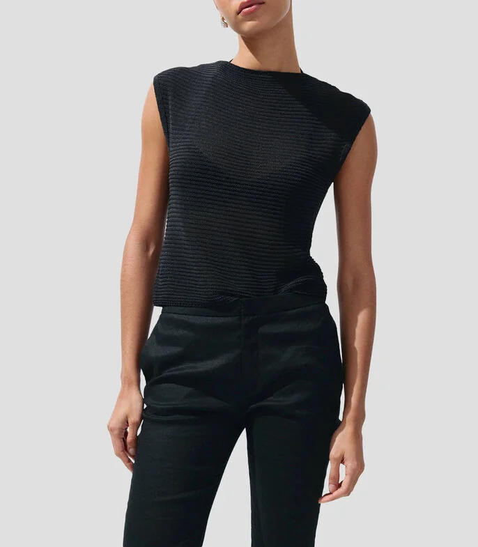 Suéter cuello redondo Mujer
