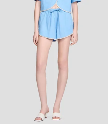 Short liso Mujer