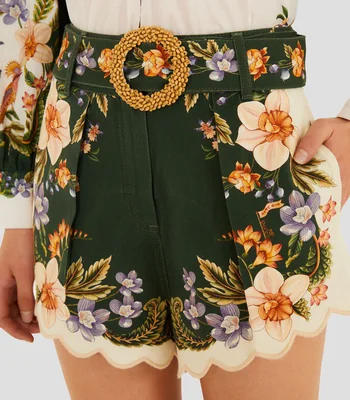 Short con diseño fantasía floral Berry Garden Mujer