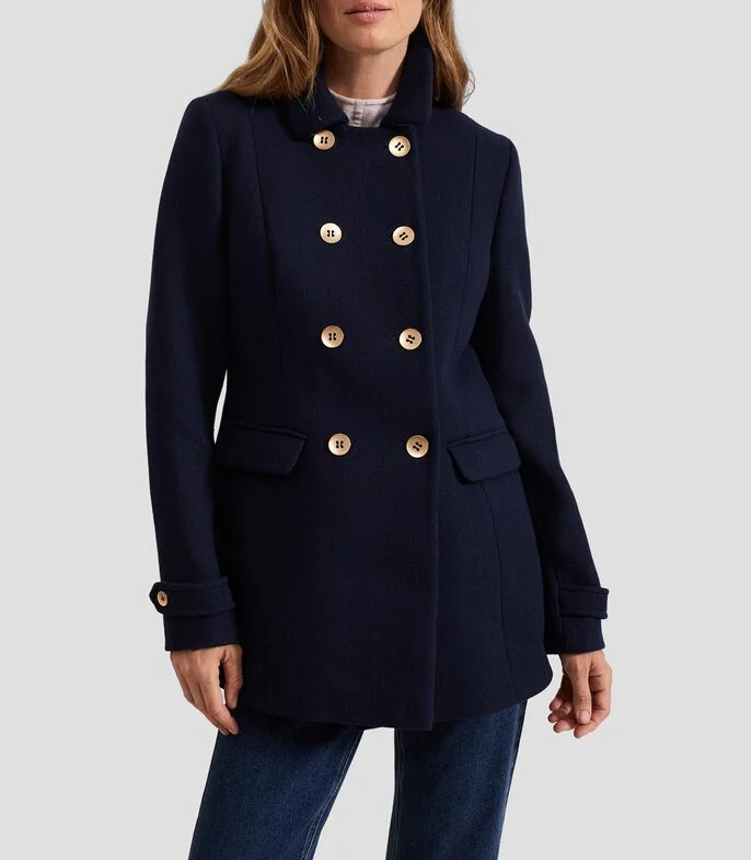 Abrigo Midi con botonadura Mujer