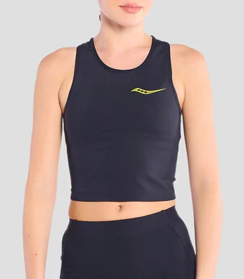 Tank Top para correr cuello redondo sin mangas liso Mujer