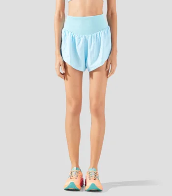 Short para entrenamiento liso Mujer