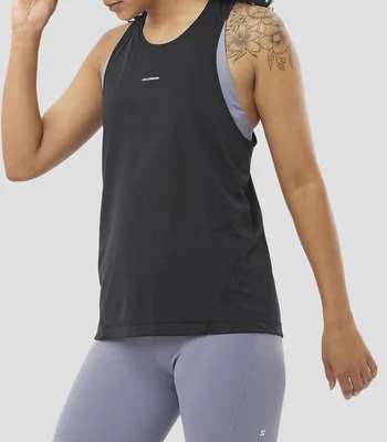 Tank para correr SHAKEout Core cuello redondo sin mangas lisa Mujer