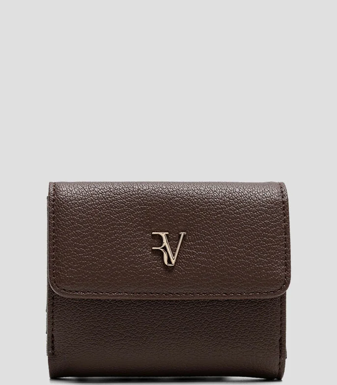 Cartera en piel lisa Mujer