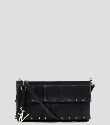 Bolsa Shoulder en piel vacuna mini Chloe con barbillas Mujer