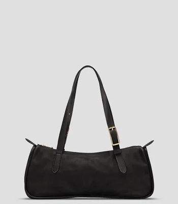Bolsa shoulder en piel lisa Mujer