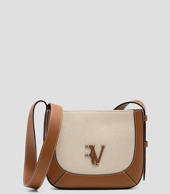 Bolsa crossbody café en piel Lera Lisa Mujer