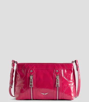 Bolsa crossbody Sunny en piel liso Mujer