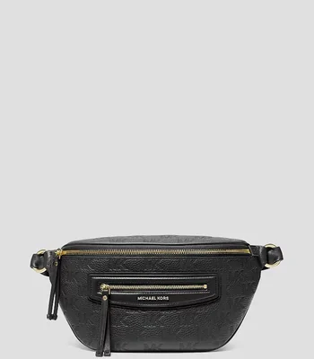 Bolsa messenger en piel Jet Set Travel estampada Mujer