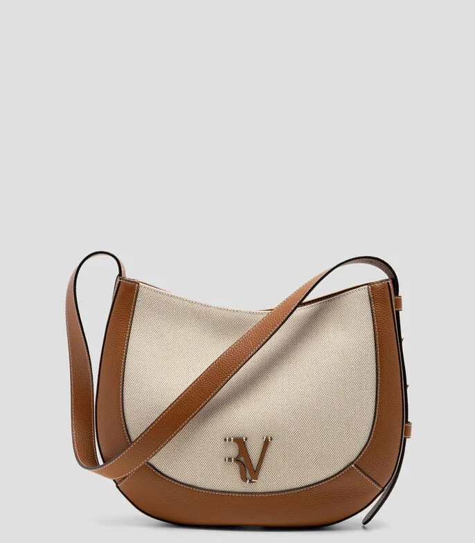 Bolsa hobo beige Lera liso Mujer