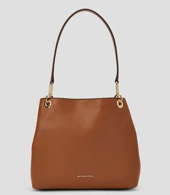 Bolsa tote en piel lisa Mujer