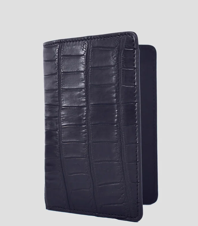 Porta pasaporte en piel animalskin Unisex