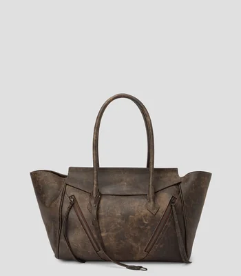 Bolsa Tote en piel vacuna Stella lisa Mujer