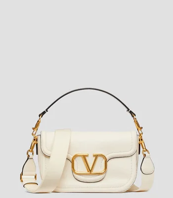 Bolsa Shoulder granulada en piel Mujer