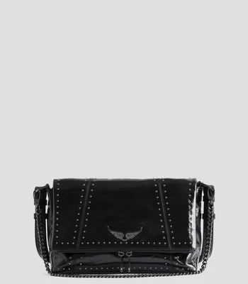 Bolsa shoulder de cuero Rocky II con diseño fantasía Mujer