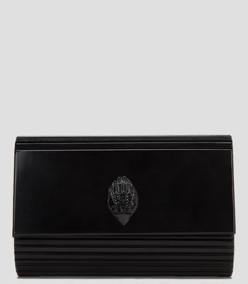 Bolso Clutch negro Envelope Mujer