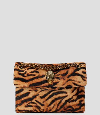 Bolsa Crossbody mini en piel vacuna animalskin Mujer