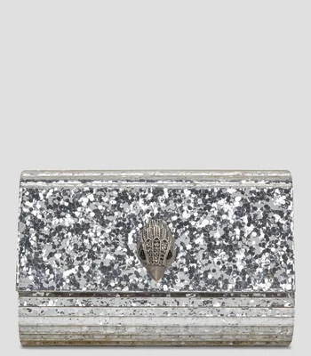 Bolso Clutch plata Party Eagle Mujer