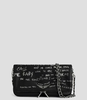 Bolsa Crossbody Rock Graffiti en Piel Mujer
