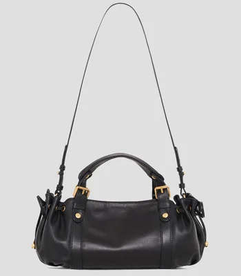 Bolsa shoulder 12H en piel negro Mujer