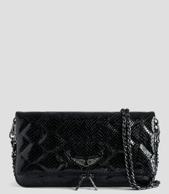 Bolsa crossbody en piel Mat Scal lisa Mujer