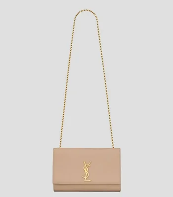 Bolsa crossbody beige en piel Kate granulado Mujer