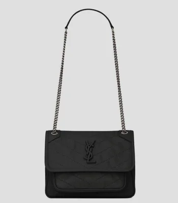 Bolsa crossbody negro en piel Niki Baby Mujer