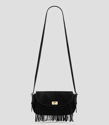 Bolsa crossbody en piel Mambo lisa Mujer