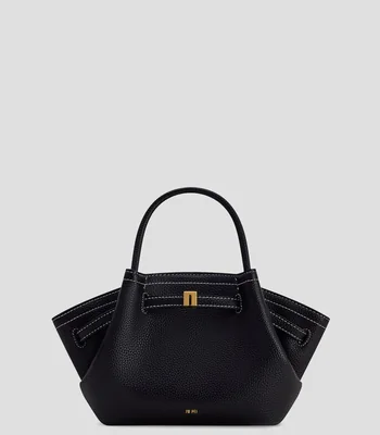 Bolsa tote lisa con detalle texturizado Mujer