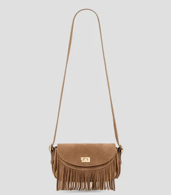 Bolsa crossbody en piel Mini Mambo lisa Mujer
