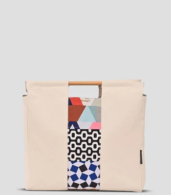 Bolsa tote de playa estampada Mujer