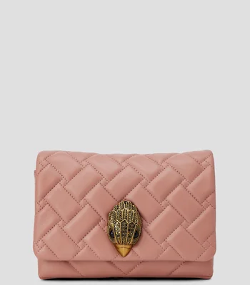Bolsa Shoulder mini en piel de ovino Kensin lisa Mujer