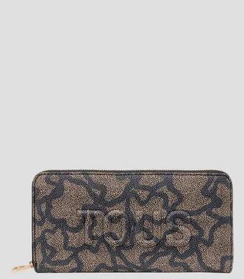 Cartera oro Kaos Icon monogram Mujer