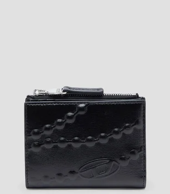 Cartera bifold en piel Pc Monogram liso Mujer