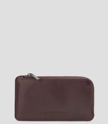 Cartera en piel lisa Mujer