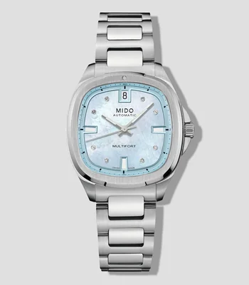 Reloj Unisex Multifort De vestir, Plateado